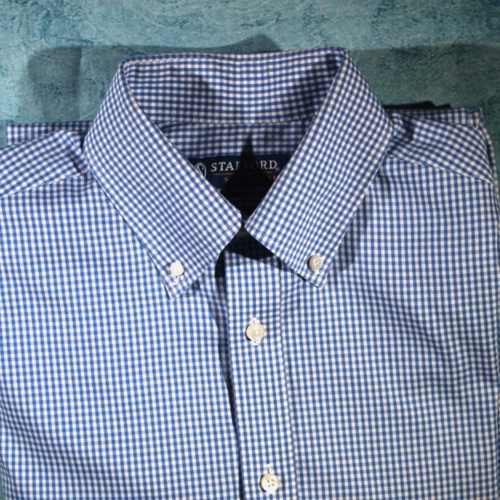 Blue Checkered Button Down